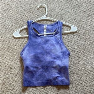 Lululemon Purple Cropped Tank